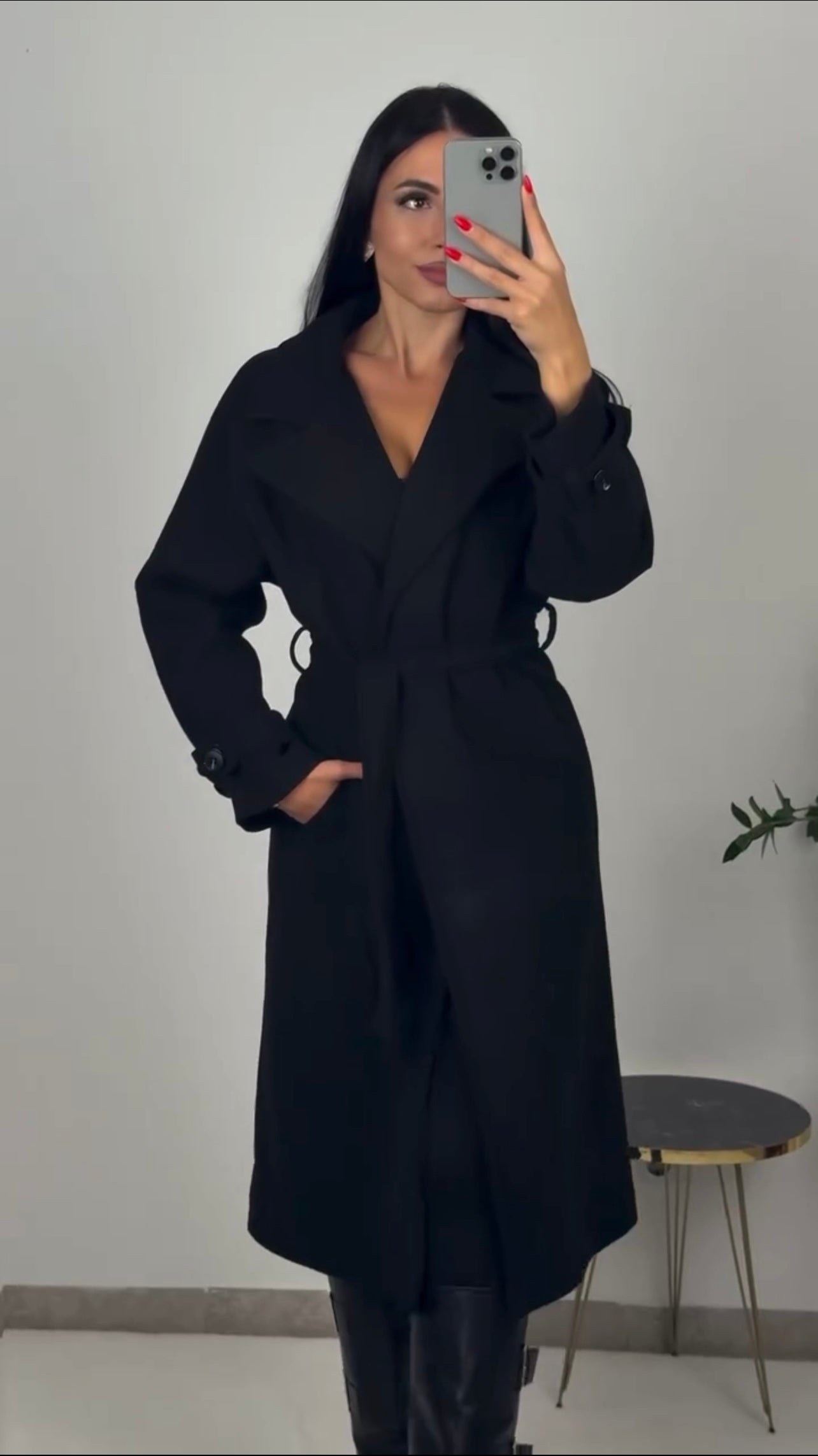 Palton Leila - eLiaShop.ro Magazin de haine online