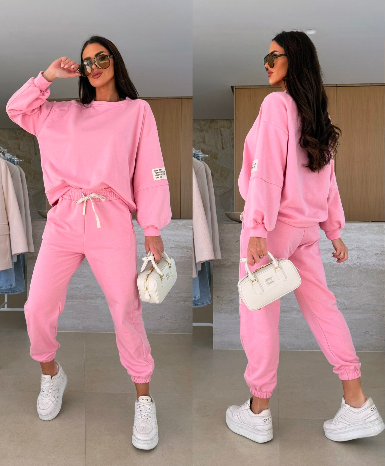 COMPLEU SARA - ROZ - eLiaShop.ro Magazin de haine online
