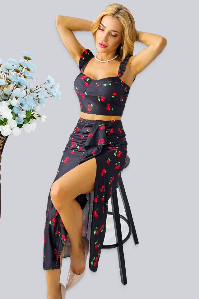 COMPLEU CHERRY - eLiaShop.ro Magazin de haine online