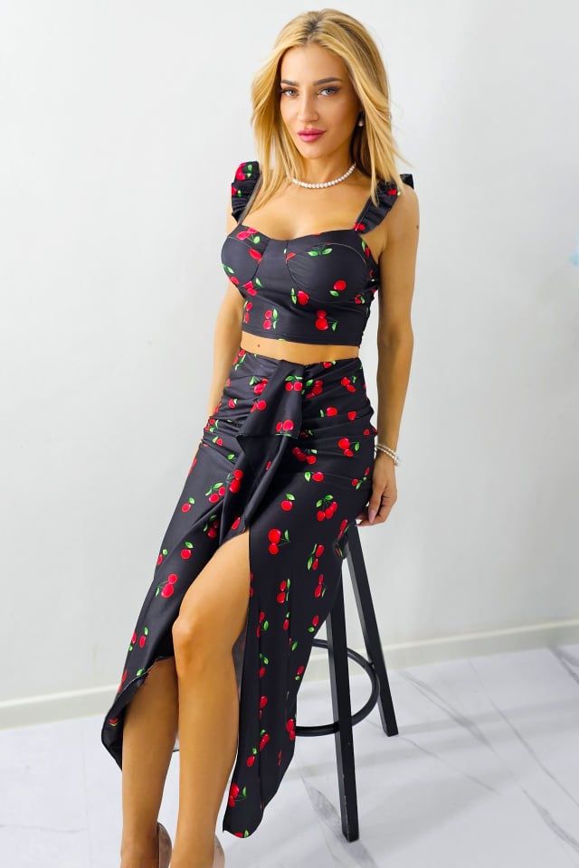 COMPLEU CHERRY - eLiaShop.ro Magazin de haine online