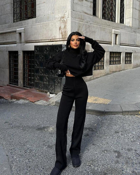 COMPLEU ILIA - NEGRU - eLiaShop.ro Magazin de haine online