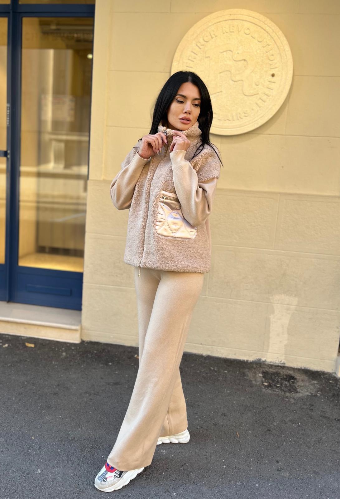 COMPLEU KATE - BEIGE - eLiaShop.ro Magazin de haine online