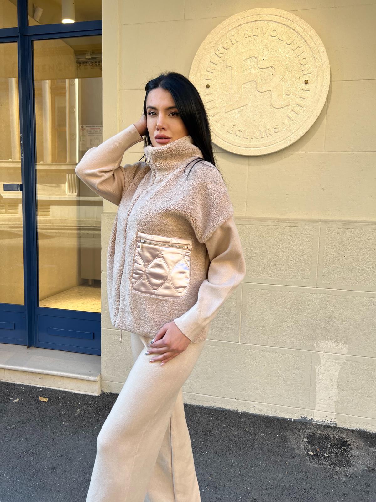 COMPLEU KATE - BEIGE - eLiaShop.ro Magazin de haine online
