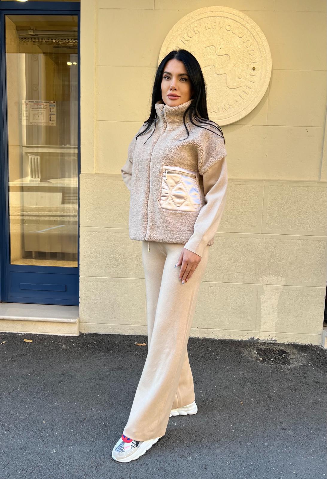 COMPLEU KATE - BEIGE - eLiaShop.ro Magazin de haine online