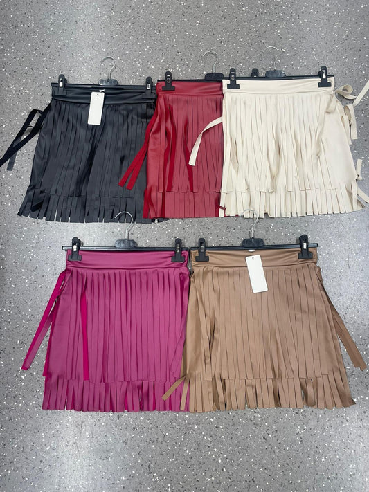Fusta franjuri piele eco - eLiaShop.ro Magazin de haine online