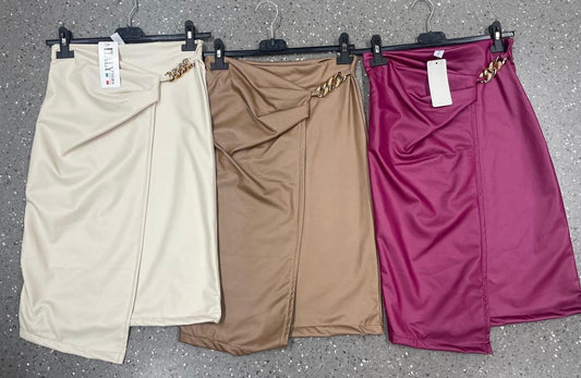 Fusta Lara piele eco - eLiaShop.ro Magazin de haine online