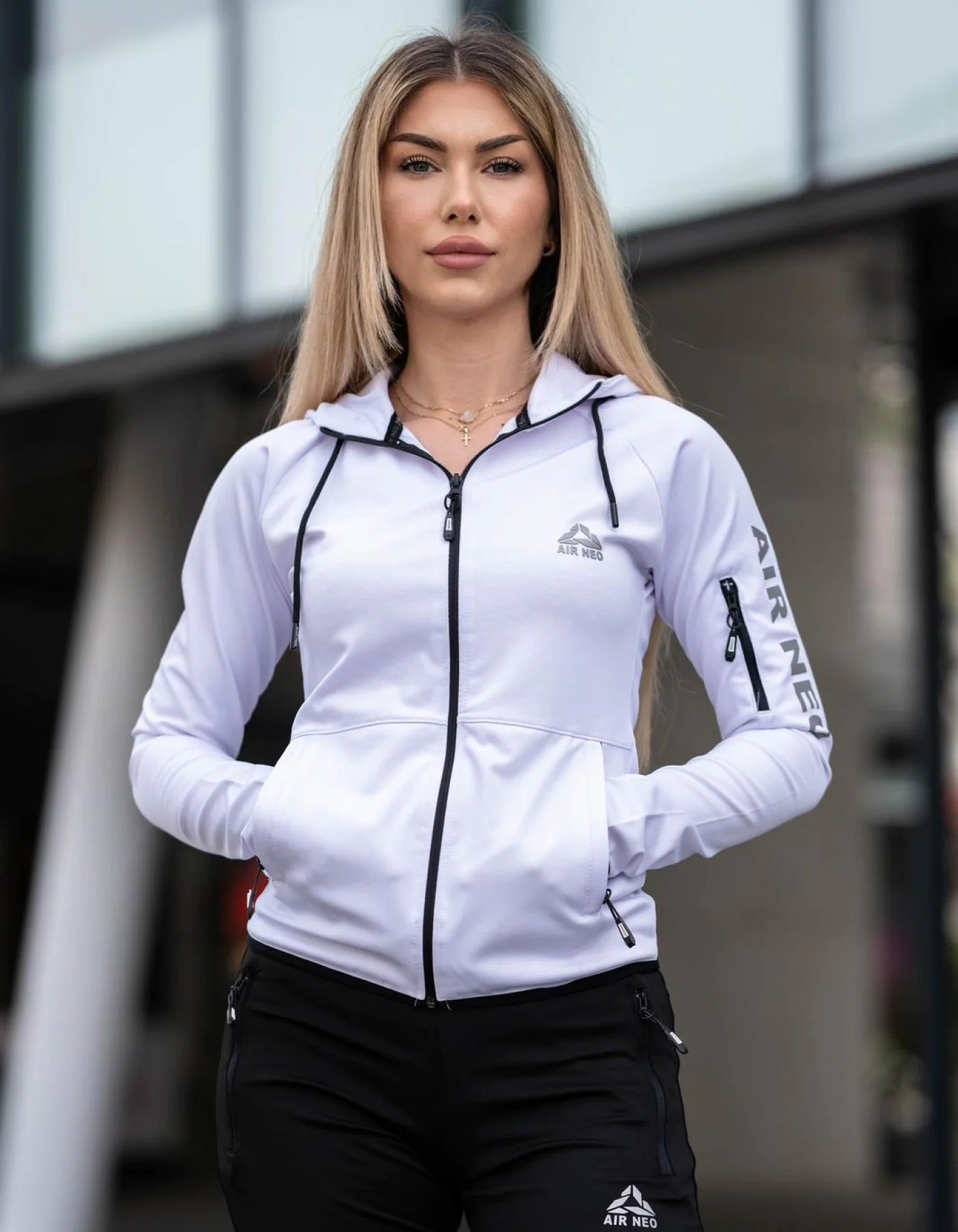 TRENING AIR NEO ALB PERFORMANCE - eLiaShop.ro Magazin de haine online
