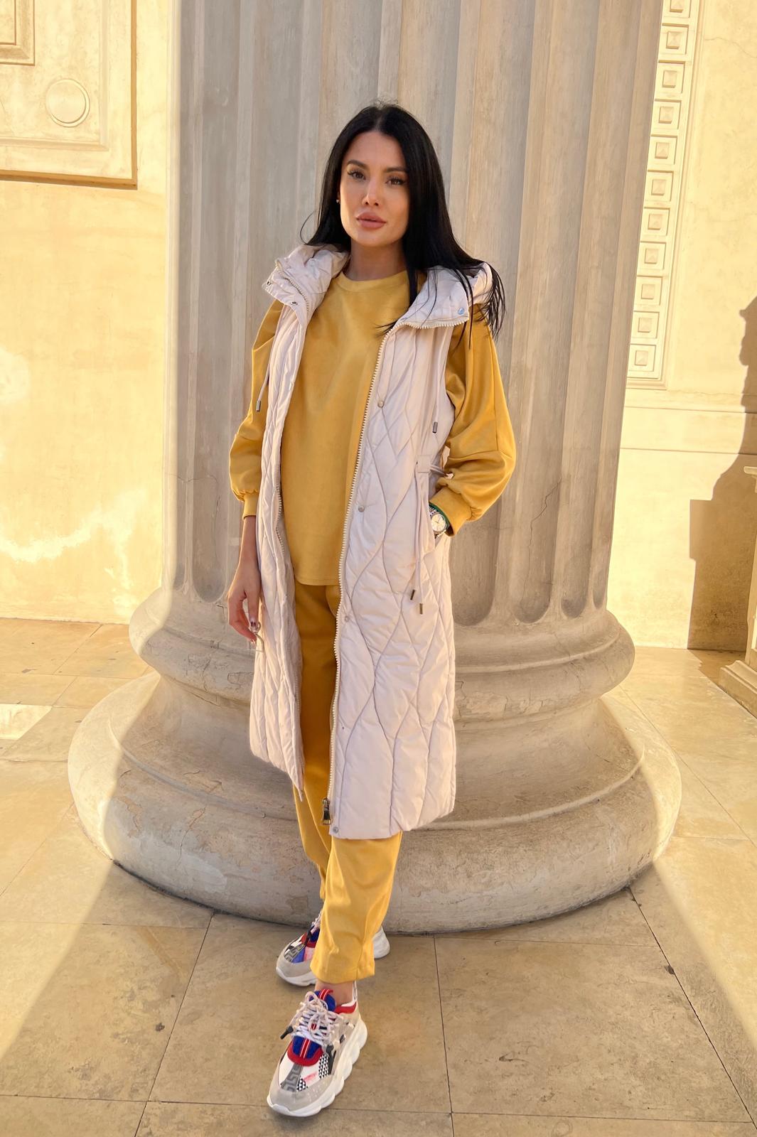 VESTA MARISSA - CREM - eLiaShop.ro Magazin de haine online